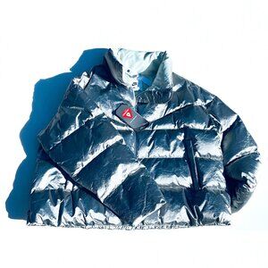 Nike Therma-FIT City Series metallic oversized Shine Puffer Jacket, XL, NWT!!!